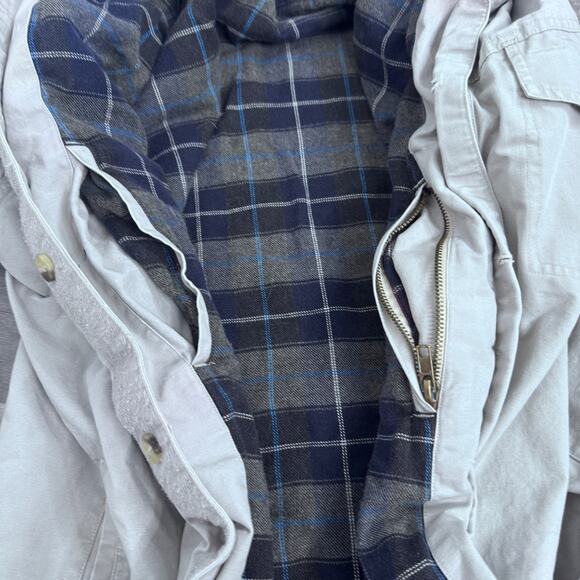 Vintage 90s Barn Jacket Shacket Jacket Medium Workwear Fisherman Core Fall - Picture 4 of 8